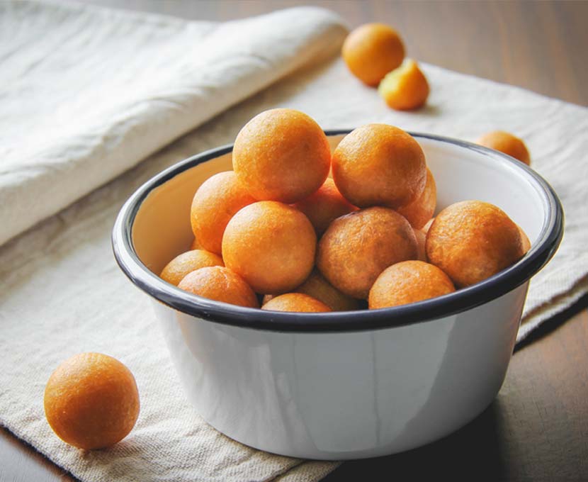 Deep-Fried Year Cake Ball (Party Snack!) 