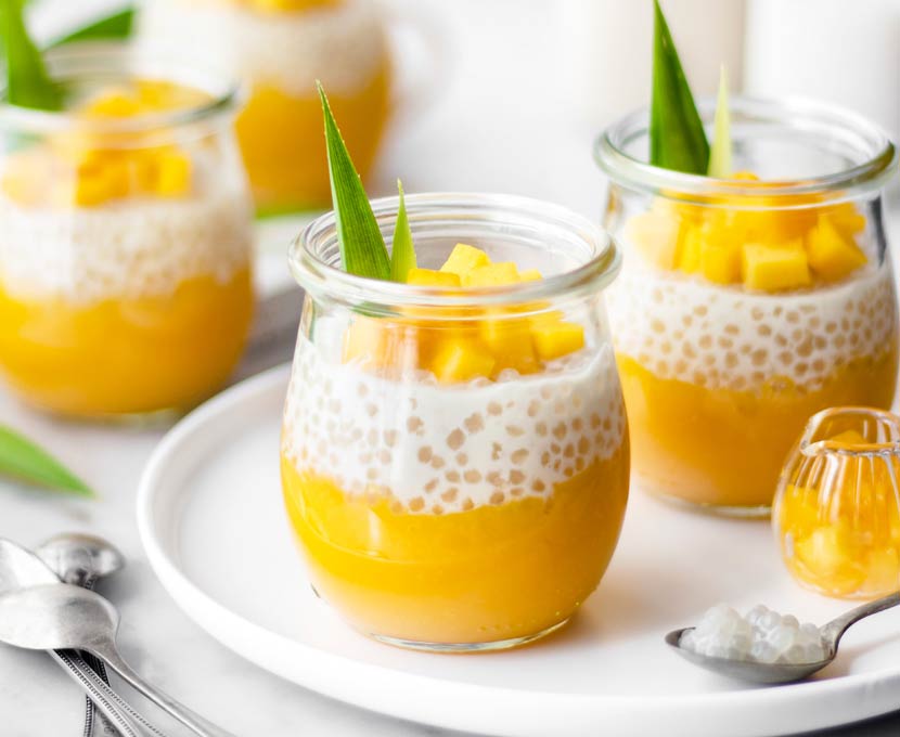 mango sago pudding recipe