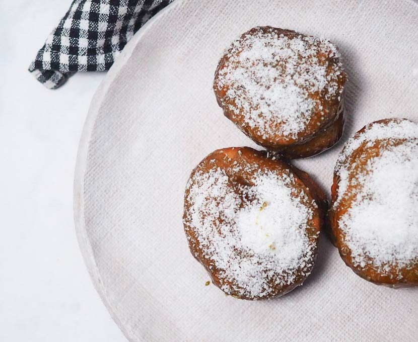 Matcha Coconut Glazed Donuts recipe