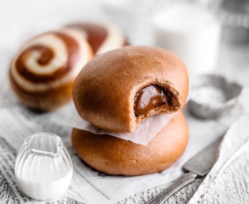 Chocolate Custard Steamed Bun recipe